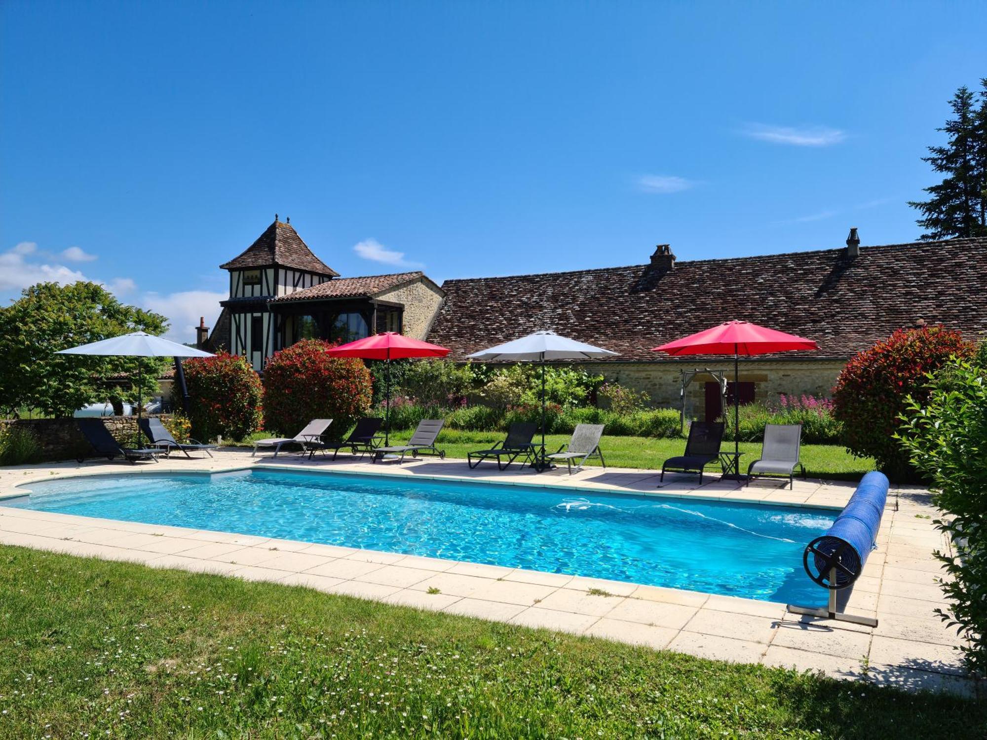 La Ferme De L'Embellie Gites Et Chambres D'Hotes Le Buisson-de-Cadouin Exteriör bild