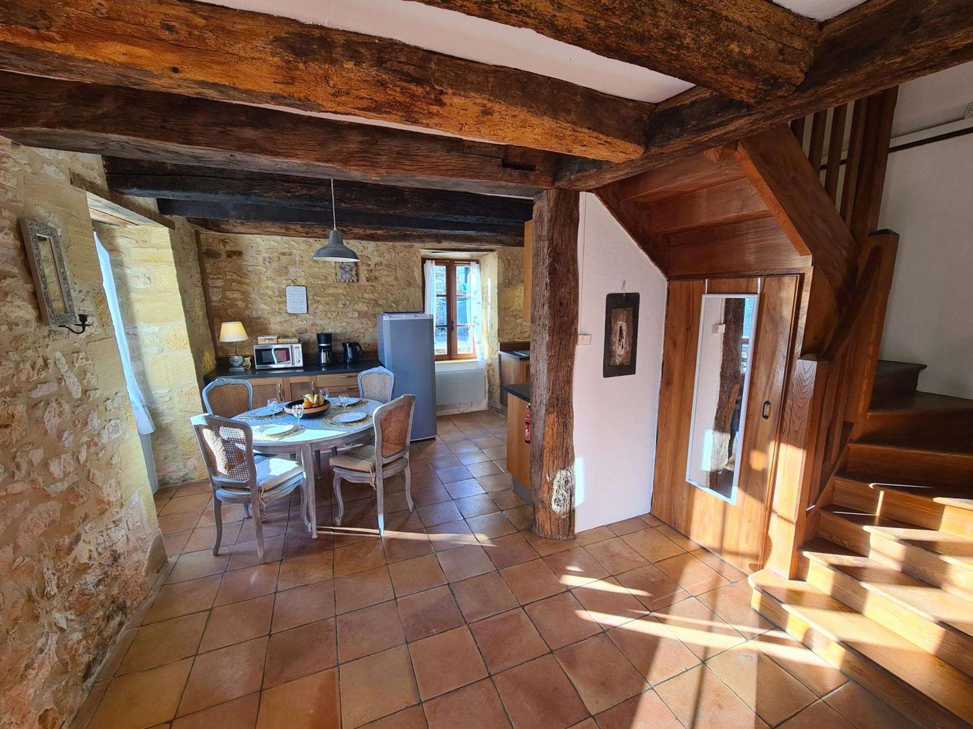 La Ferme De L'Embellie Gites Et Chambres D'Hotes Le Buisson-de-Cadouin Exteriör bild